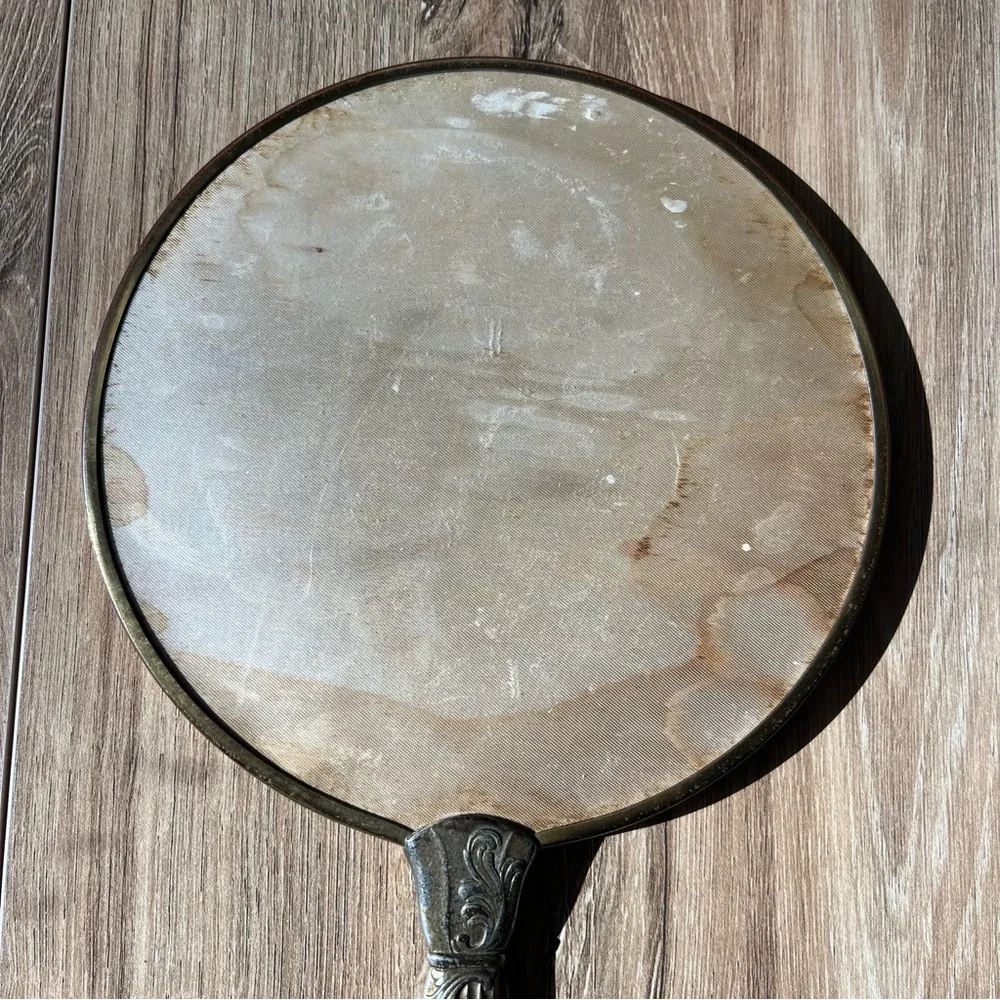 Vintage American Gold Hand Mirror